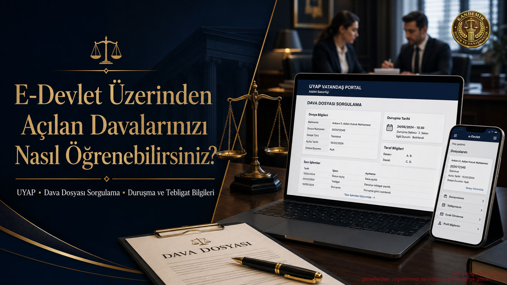 E-Devlet Üzerinden Açılan Davalarınızı Nasıl Öğrenebilirsiniz?